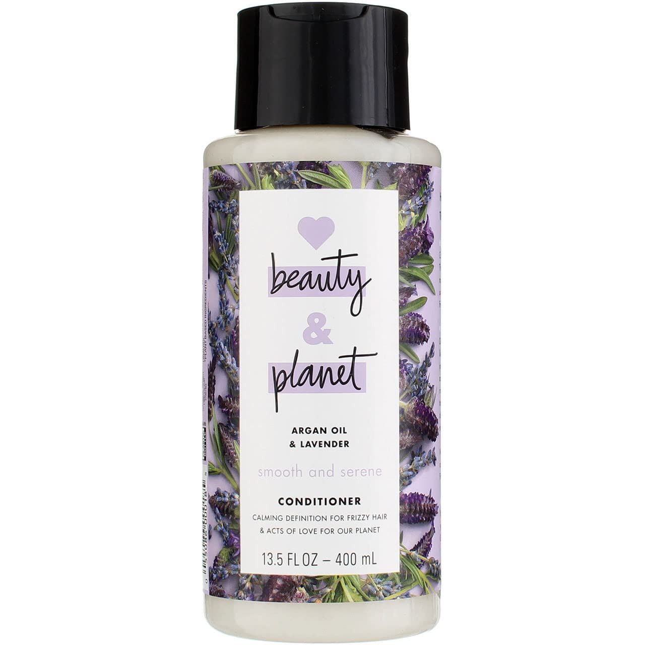 Love Beauty and Planet Smooth and Serene Conditioner, Argan Oil and Lavender, 13.5 Oz